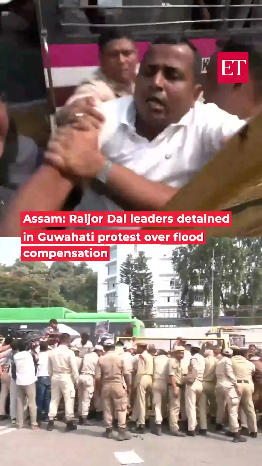 Assam: Raijor Dal leaders detained in Guwahati protest over flood compensation 