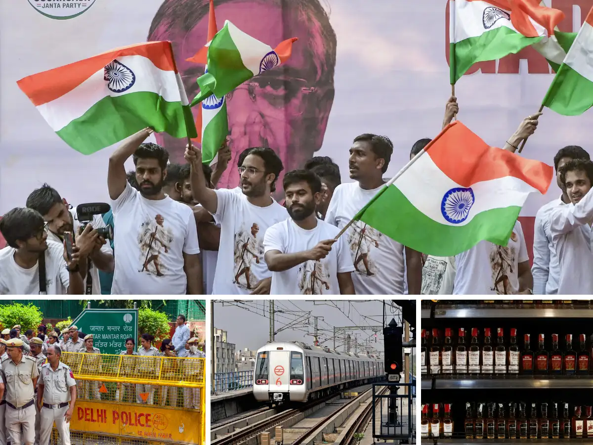 CJP Delhi protest: From metro stations to liquor shops, what's open and what's closed in national capital on October 10? 