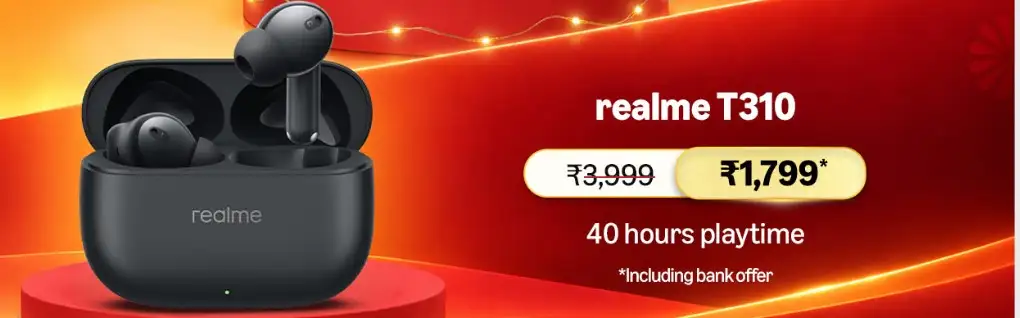 Image for realmeBudsT310TrueWirelessIn-EarEarbuds
