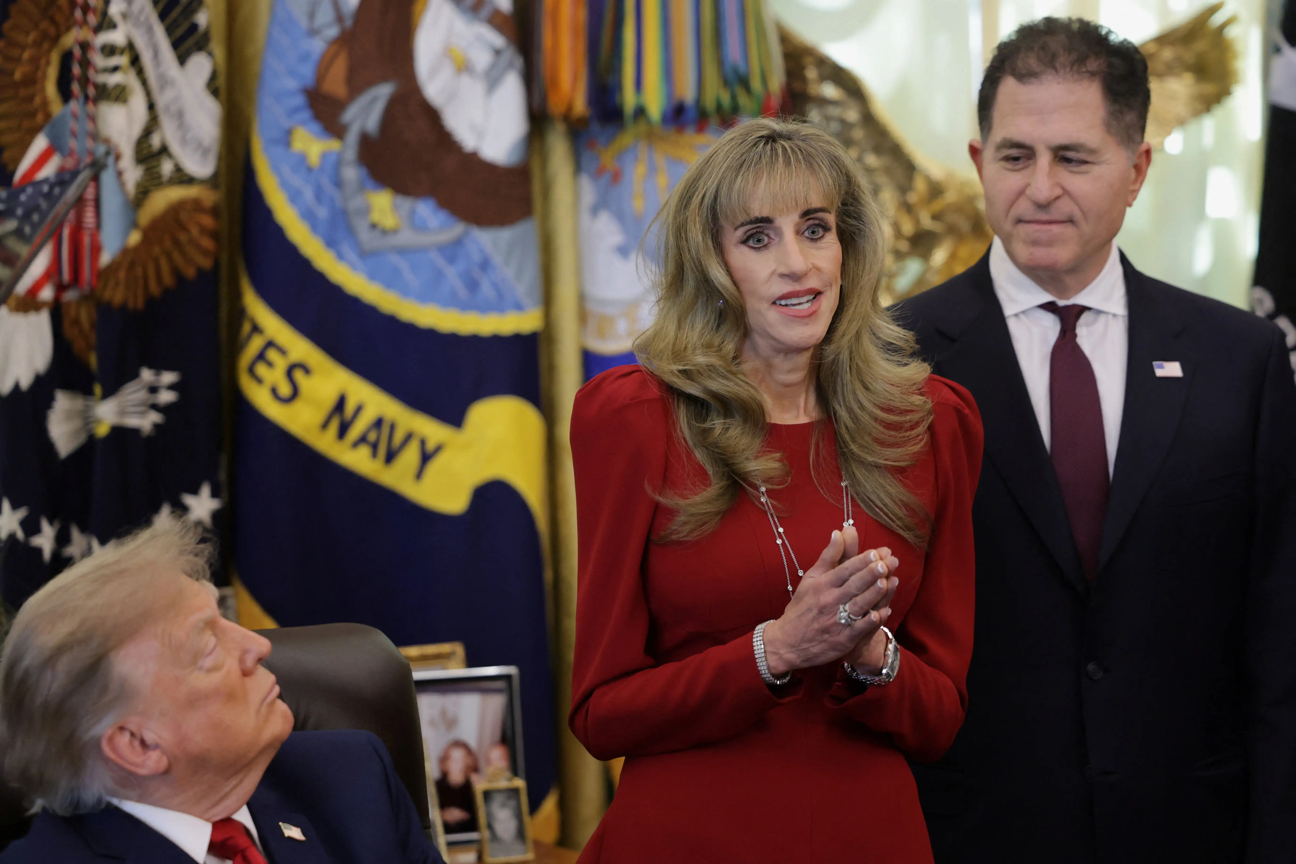 Susan Dell’s ‘$50K MAGA makeover’ sparks frenzy: Why is Michael Dell’s wife trending after White House visit? 