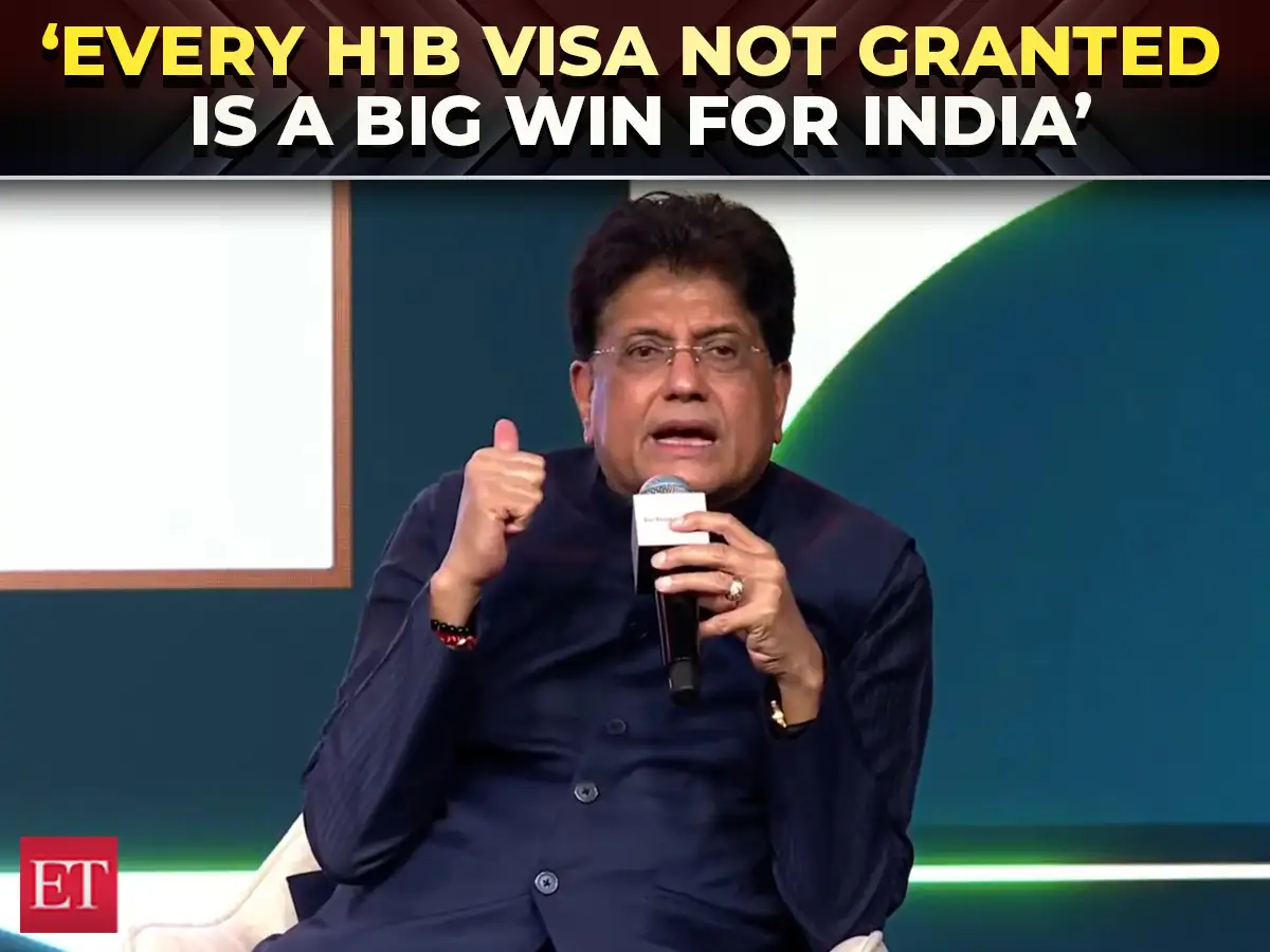 'Not getting H1B visas good for India': Fireside Chat with Piyush Goyal | ET Startup Awards 2026 