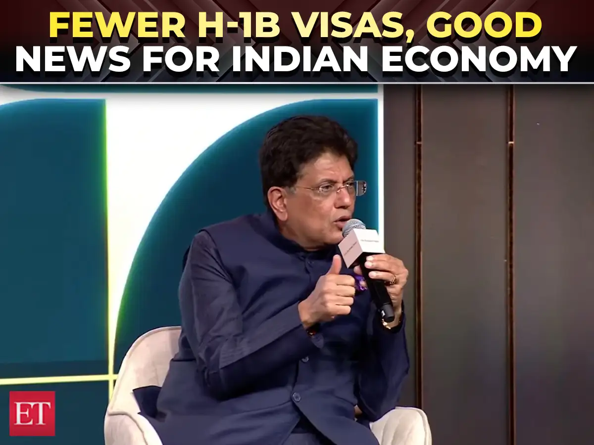 Every H-1B visa not granted is a big win for India: Piyush Goyal | ET Startup Awards 2026 