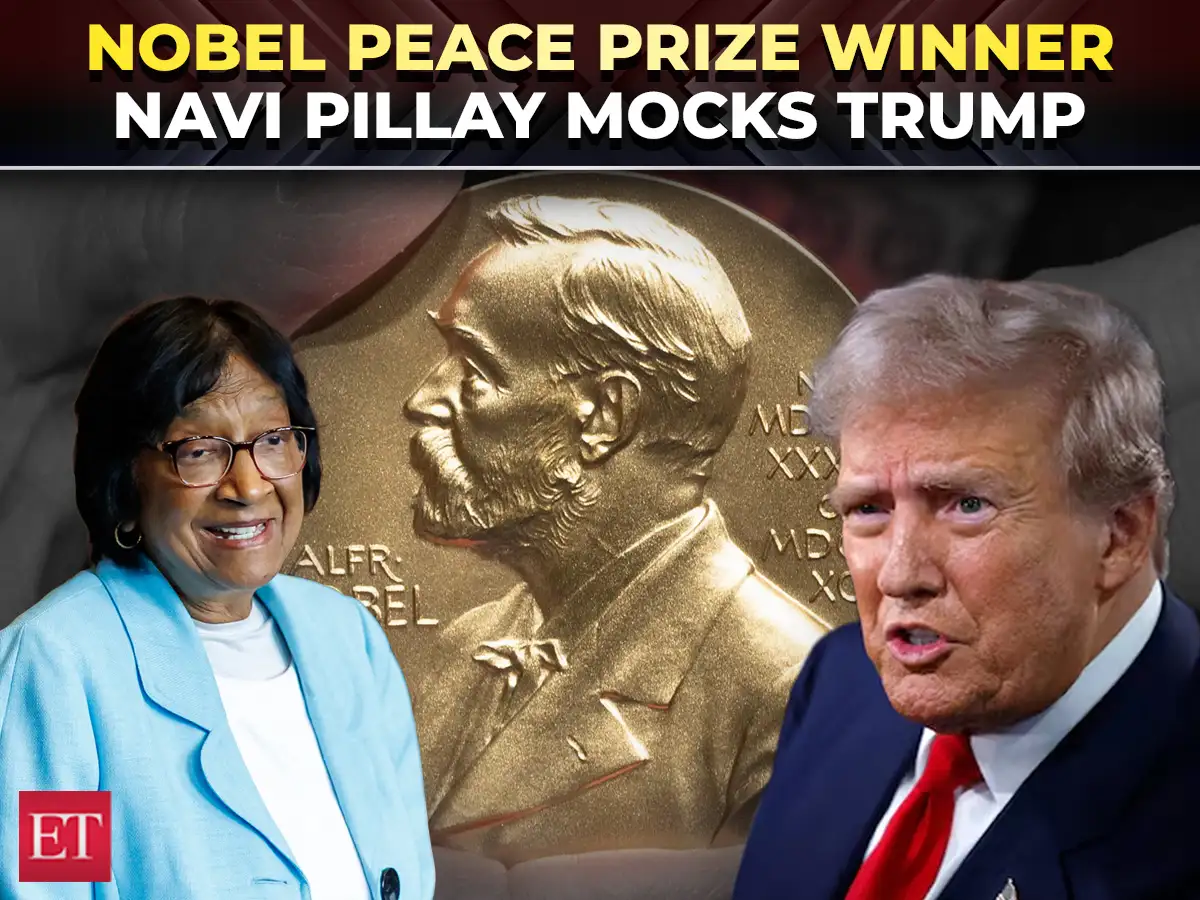 'Clap a little more &amp; I'll share it with Trump': Navi Pillay mocks POTUS after Nobel Peace Prize win 