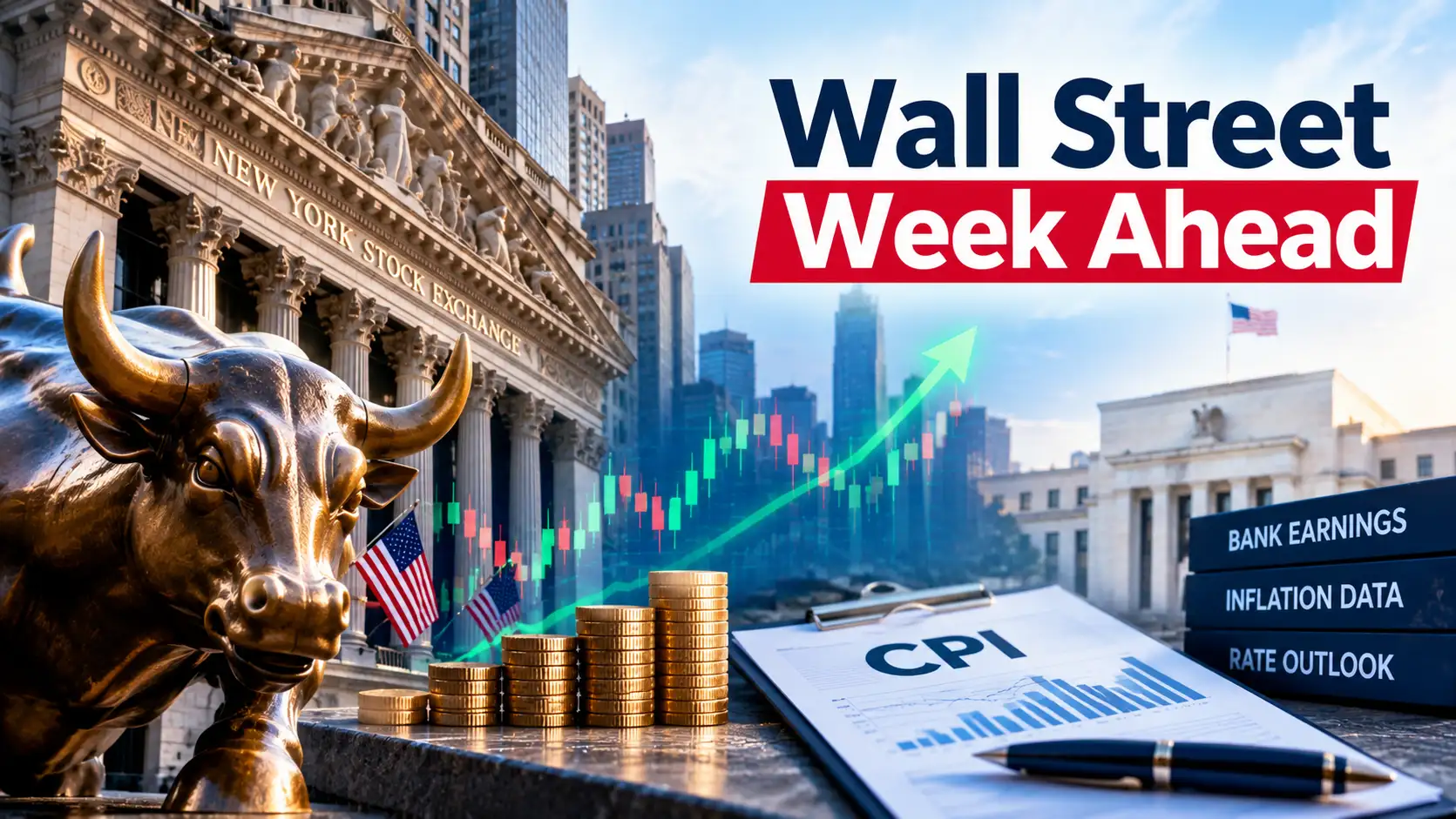Wall Street Week Ahead: Bank earnings, CPI headline busy markets week as S&P 500 hovers near records