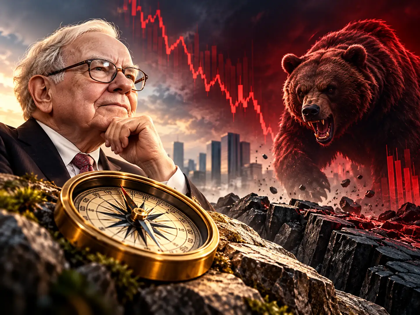 Market crash ahead? Warren Buffett's guide to navigate through bear attacks