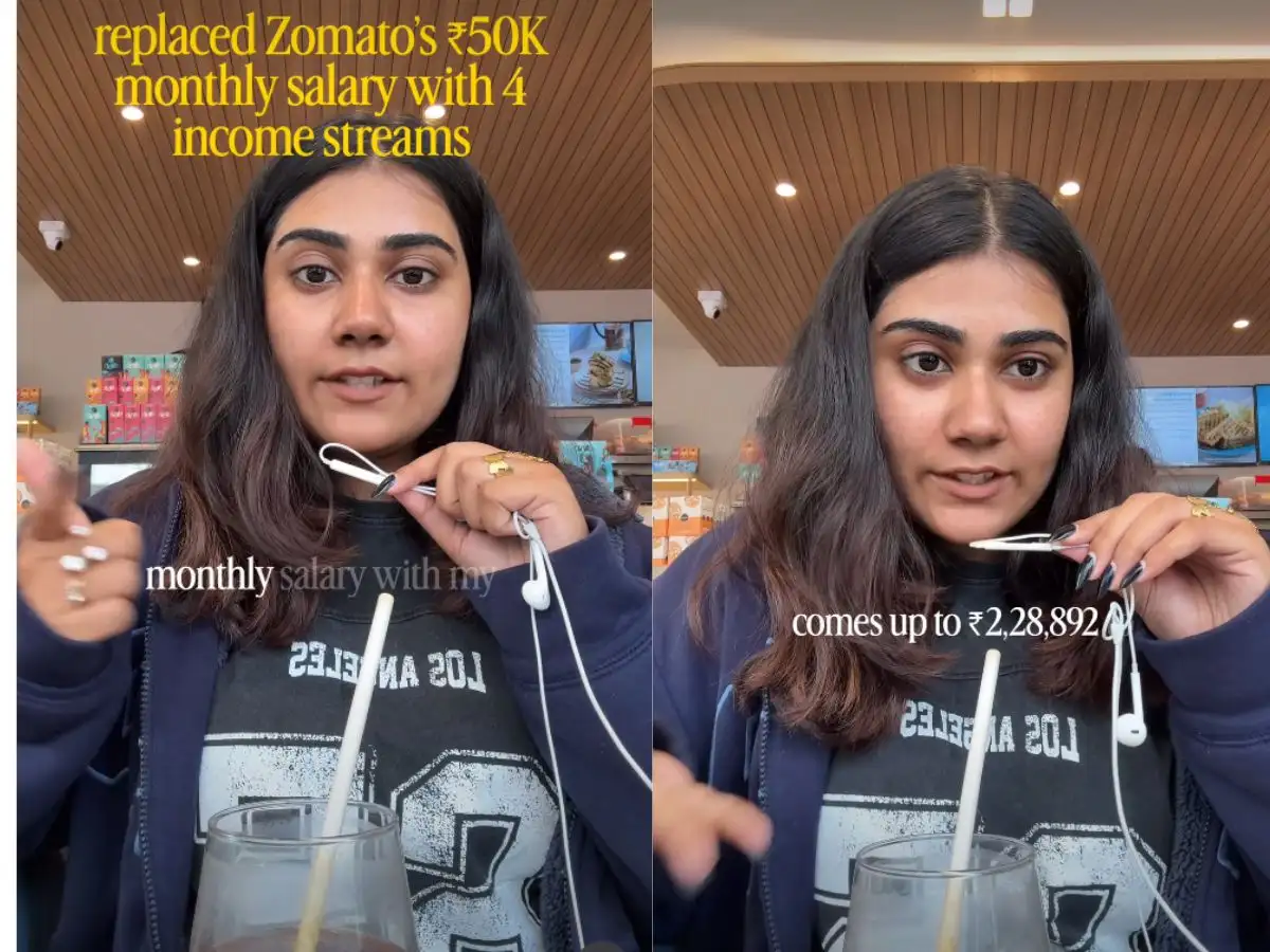 Woman quits Rs 50,000-a-month Zomato job to build 4 income streams, earns over Rs 2 lakh in September 