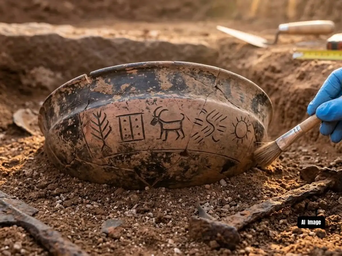 How 5 symbols on an ancient bowl found near Salem may change what we know about India's writing history 