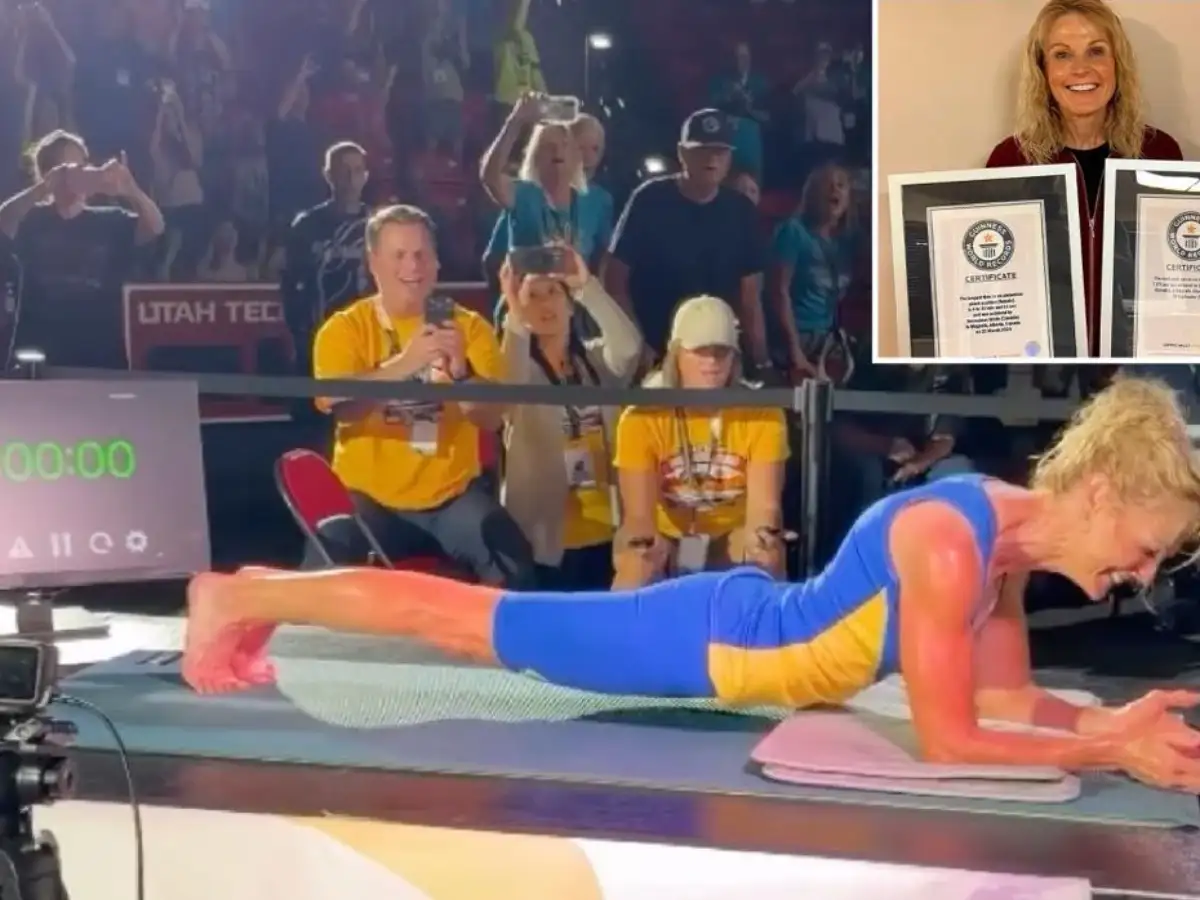 Canadian grandmother of 12 DonnaJean Wilde holds plank for 5 hours after 1,575 push-ups in an hour: How she did it. Watch viral video 