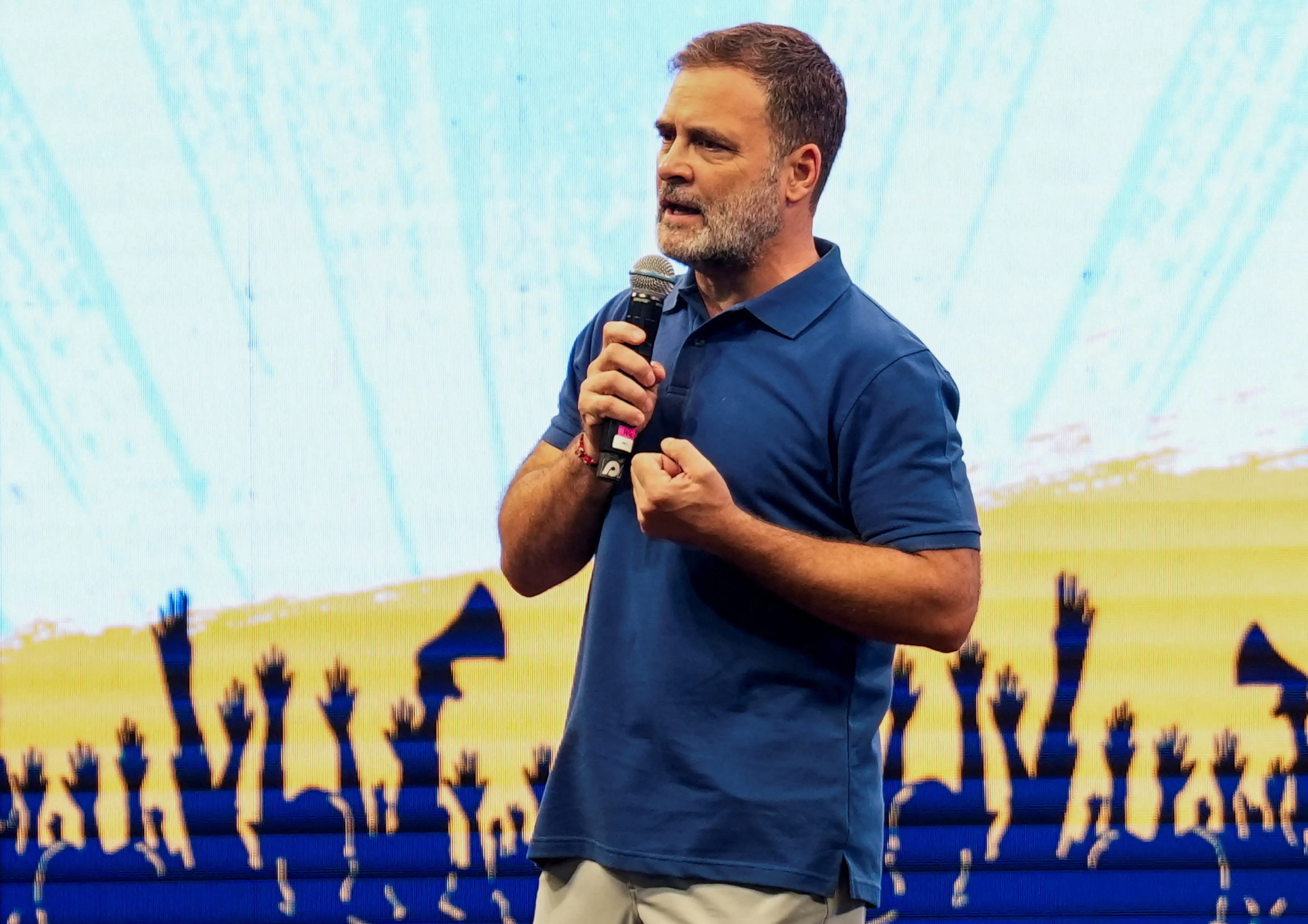 Modi fighting for his survival, game is over, says Rahul Gandhi 