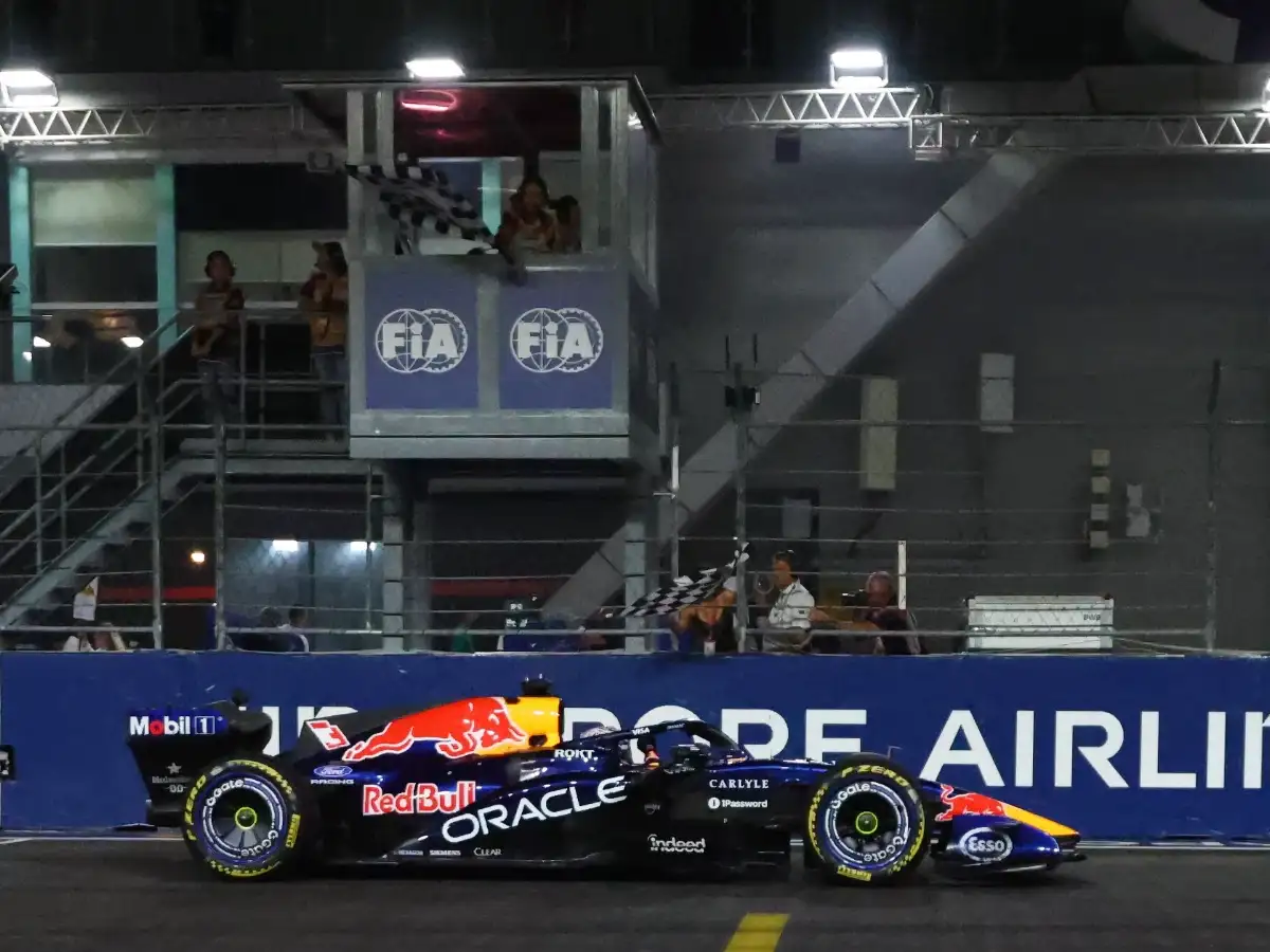 Red Bull's Max Verstappen wins...
