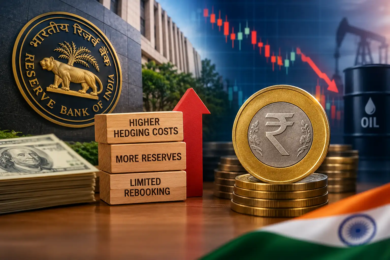 Indian central bank curbs to temper corporate rush to hedge against rupee weakness