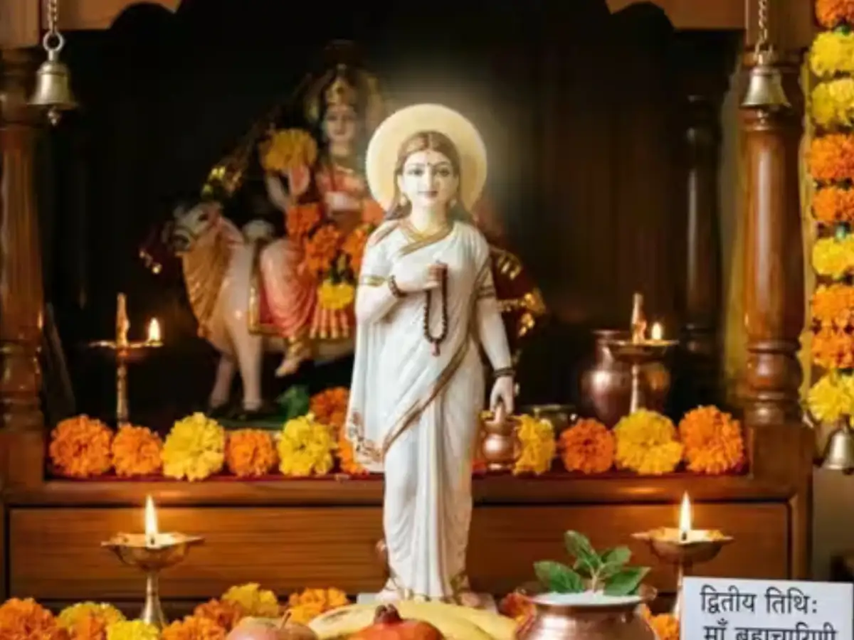 Navratri 2026 Day 2 Colour: Maa Brahmacharini puja vidhi, bhog, naam, mantra and wishes 