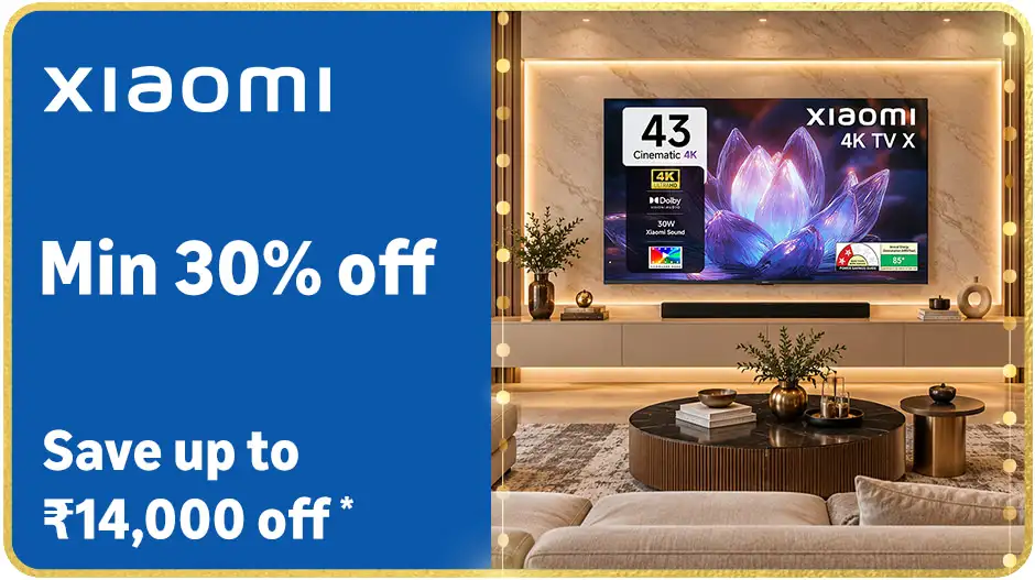 Image for XiaomiSmartTVs%E2%80%93Minimum30%25Off
