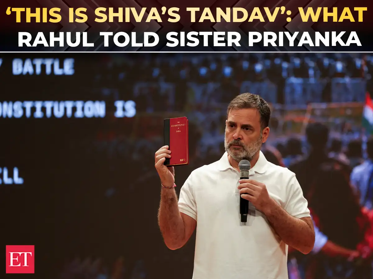 ‘This is Shiva’s Tandav, no planning..’: Rahul shares discussion with sister Priyanka over protest 