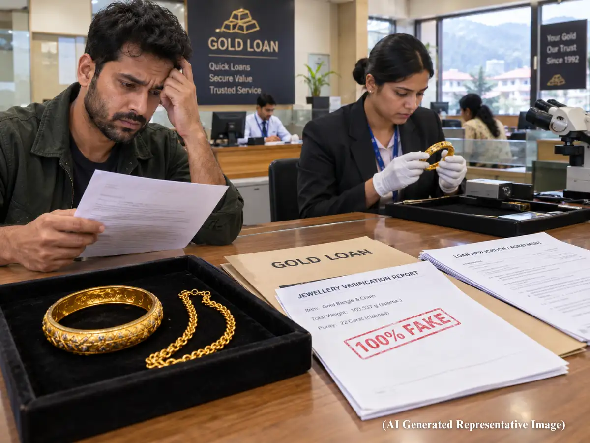 Borrower took a loan using 103 grams of gold jewels, bank found jewellery fake during a surprise check conducted without his consent, lender ordered to pay gold’s value plus Rs 50,000 