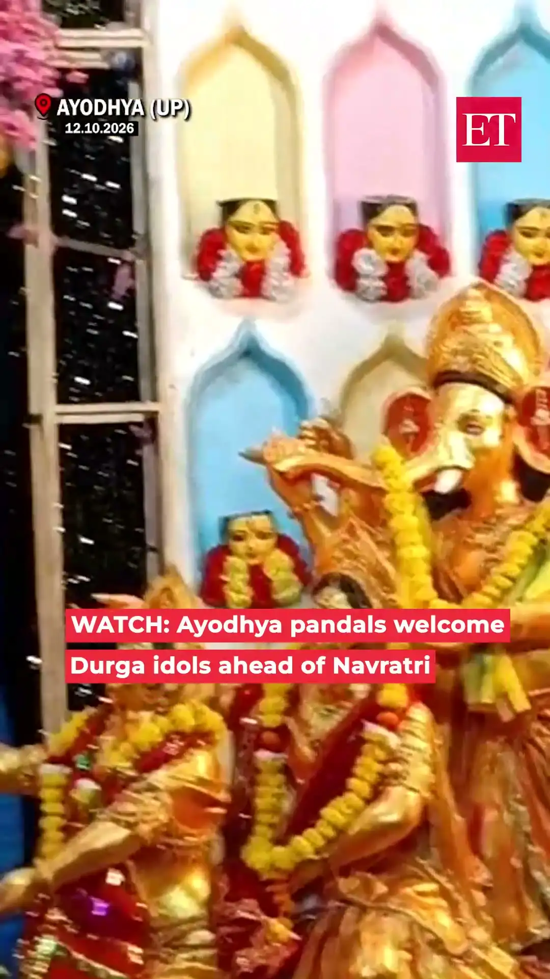 Ayodhya decked up for Navratri, Durga idols installed across the city 