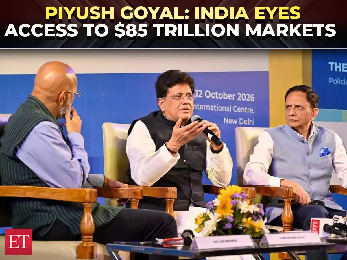 FTAs to open up $85 TN GDP markets for India: Piyush Goyal says Our capacity as a nation is huge 
