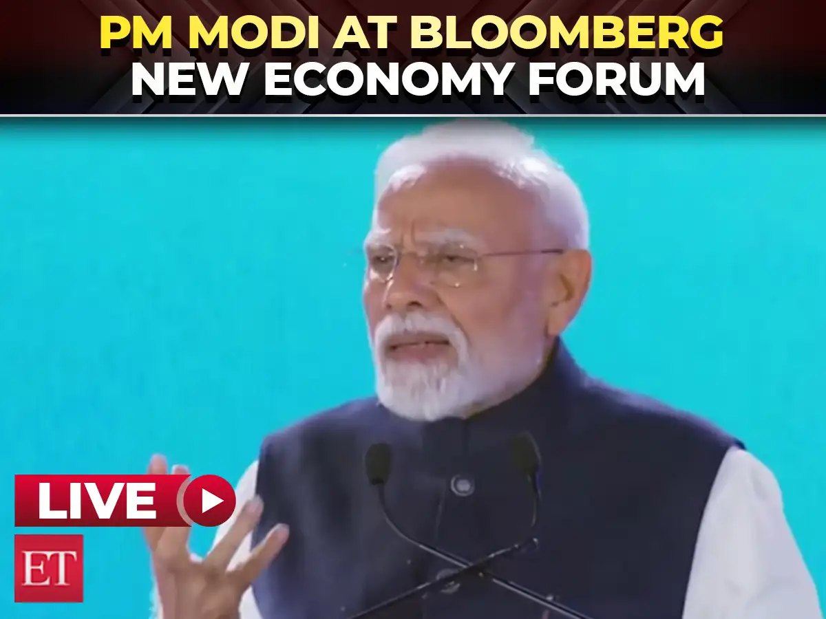 'Power to empower': Modi emphasises wider social reach of technology at Bloomberg New Economy Forum 