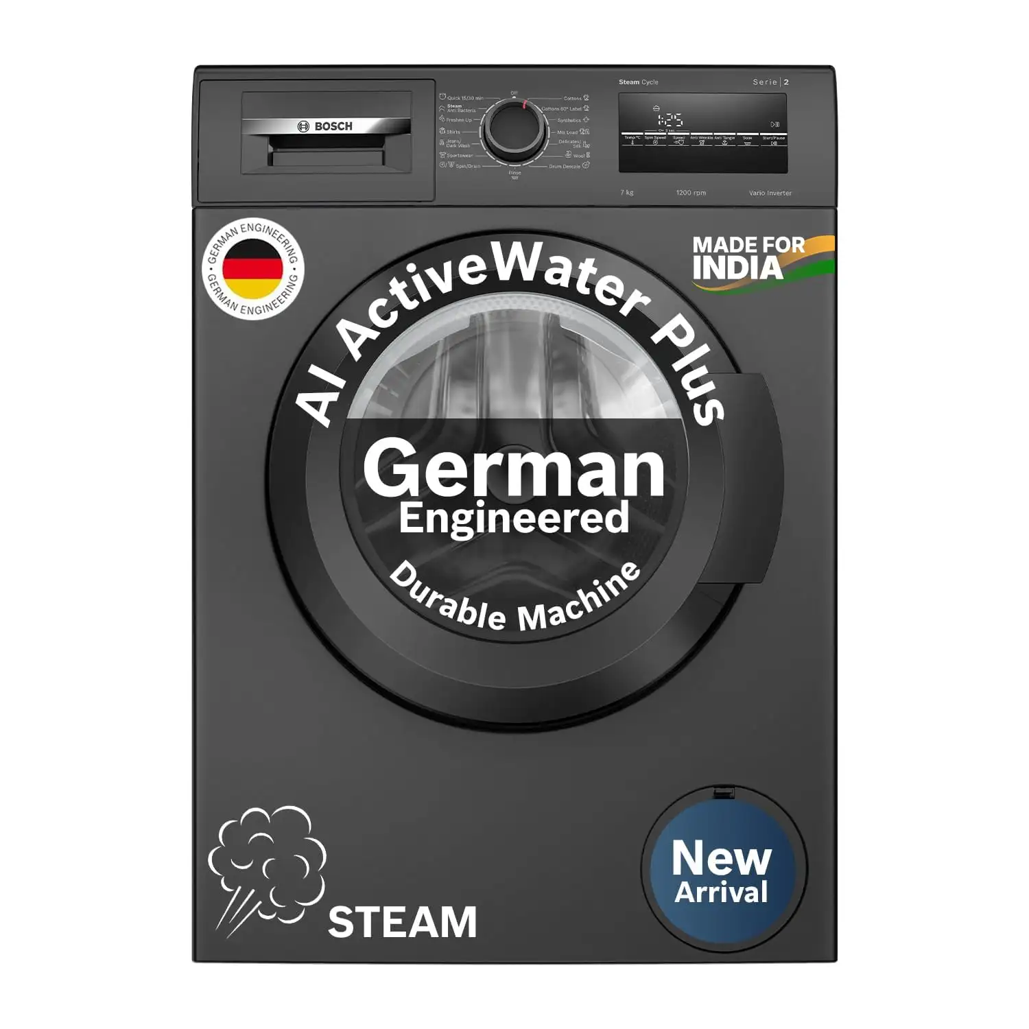 Image for Bosch9kg5StarFrontLoadFullyAutomaticWashingMachine