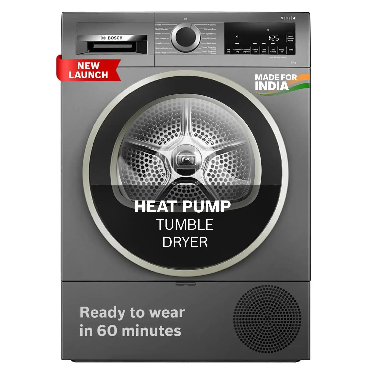 Image for Bosch9kgFrontLoadFully-AutomaticHeatPumpTumbleDryer