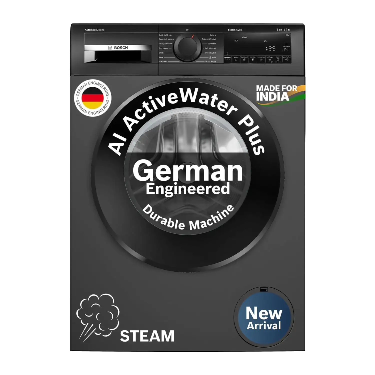 Image for Bosch12kg(Washer)7kg(Dryer)FrontLoadFullyAutomaticWasherDryerMachine