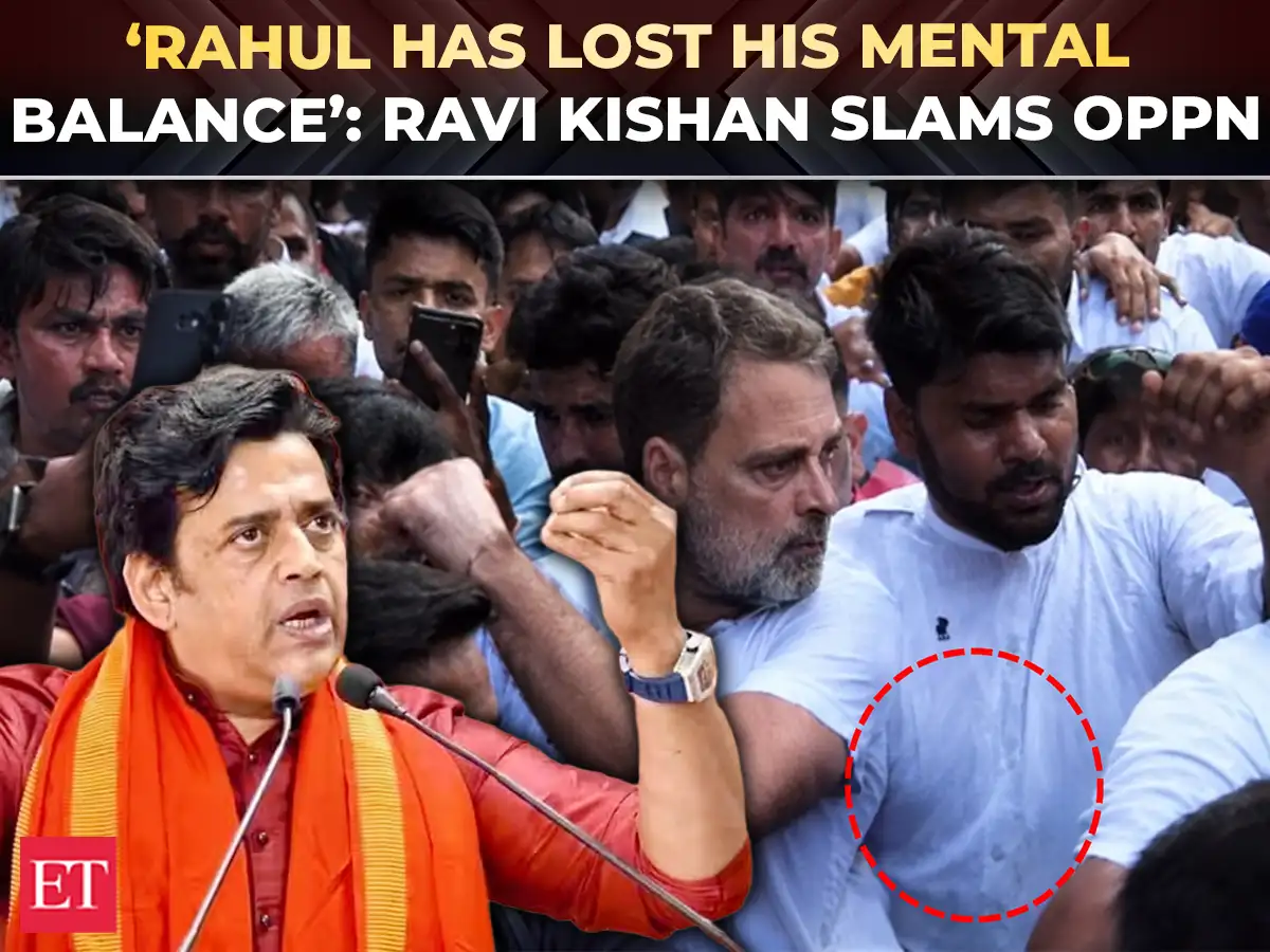 ‘Rahul Gandhi hitting own party workers’: Ravi Kishan says Opposition ‘unable to defeat Modi’ 