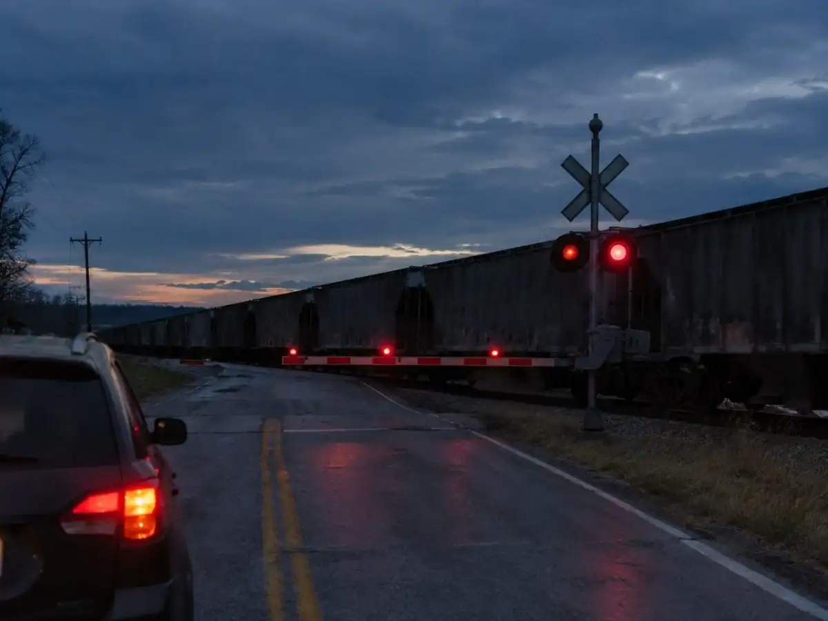 In 2005, the US required reflective markings on freight cars to improve visibility at crossings; nearly 1 in 4 crossing collisions involved vehicles hitting trains 