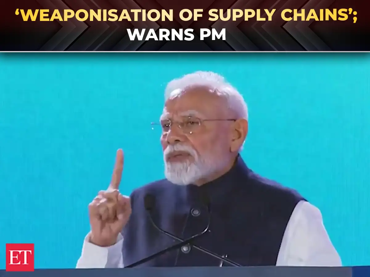 PM Modi warns: 'Things that once connected the world are today becoming weapons' 