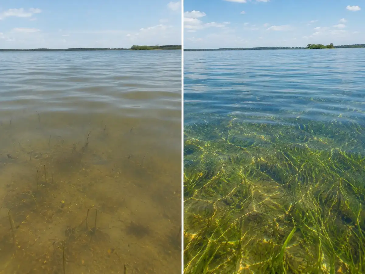 North Carolina removed invasive carp from Lake Mattamuskeet in a restoration effort; an earlier removal campaign increased water clarity more than fourfold and expanded underwater grasses by 16,000 acres 