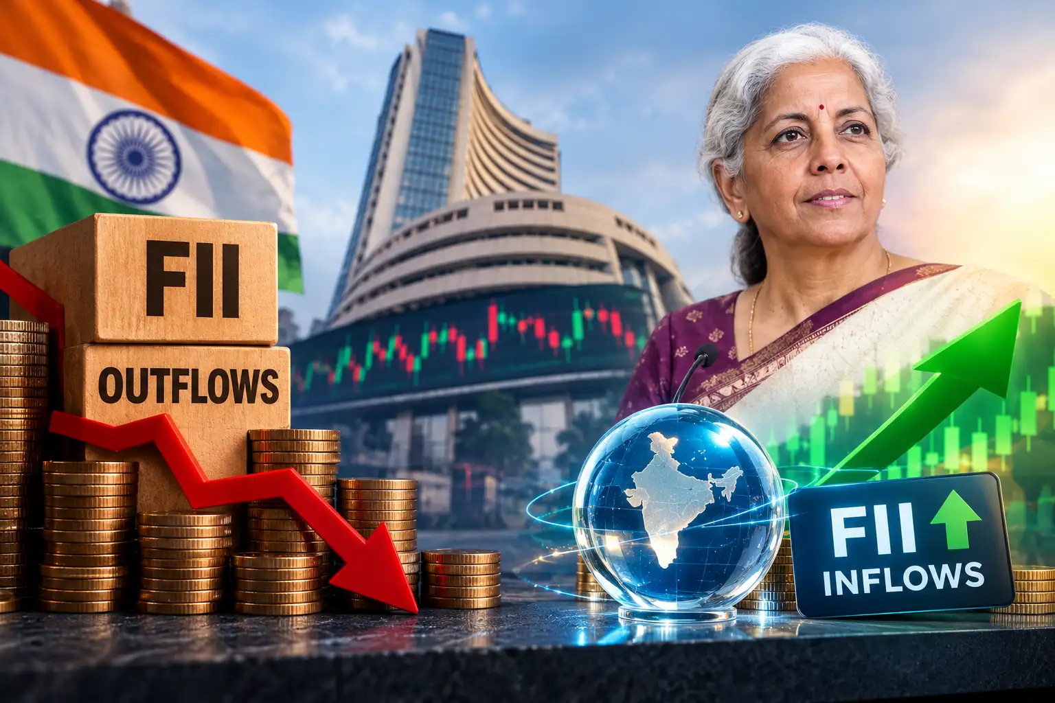 Rs 6 lakh crore worth FII outflows since 2024 capital gains tax hike batter Dalal Street. Is a reversal on the cards?