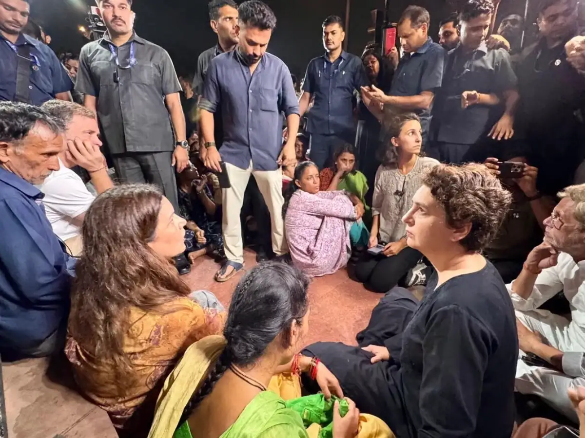 Ankita Bhandari's parents, Congress leaders detained during India Gate protest 