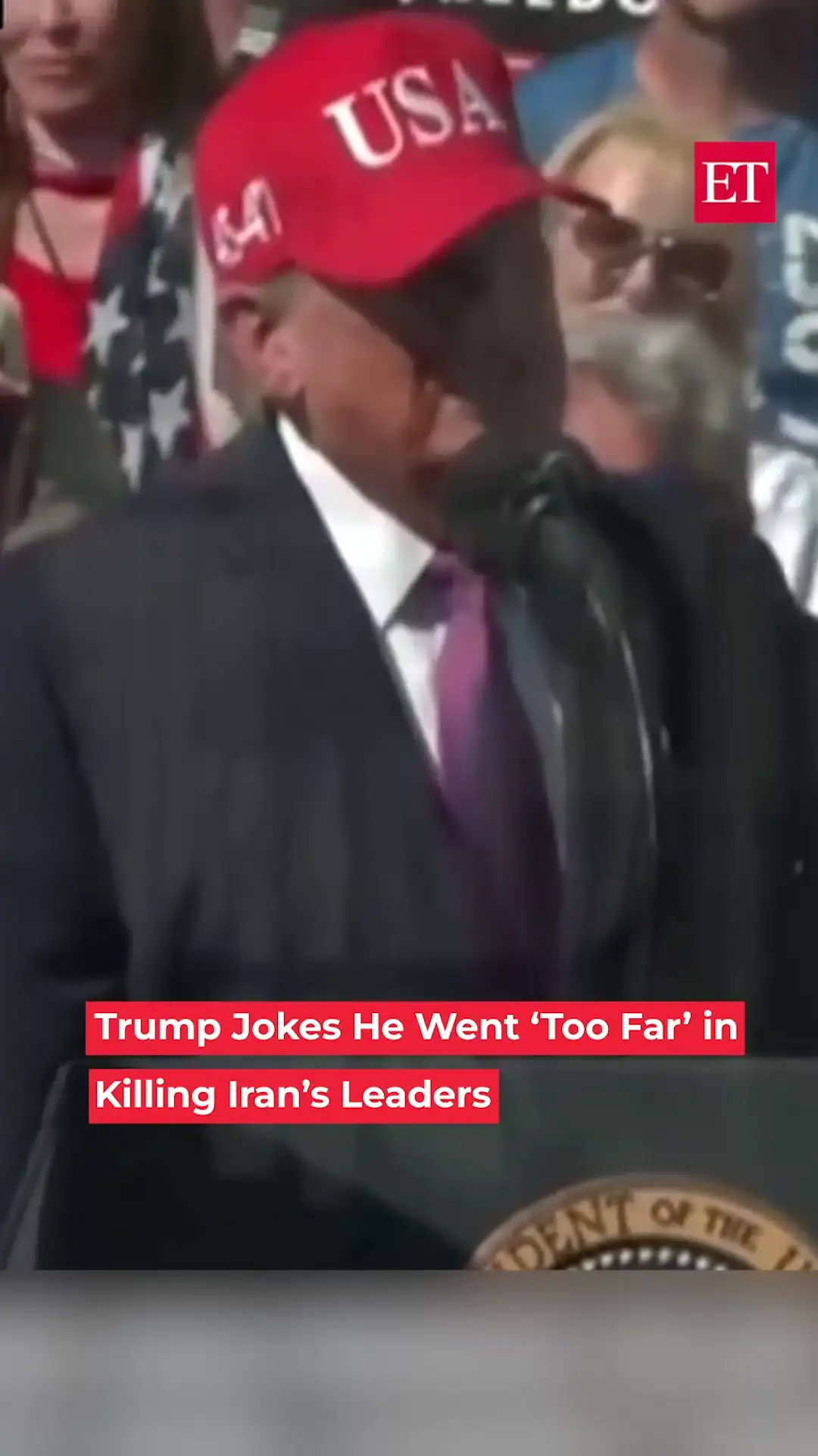 ‘They made me promise not to kill any more Iranian leaders’: Trump's war remark at Arizona rally 