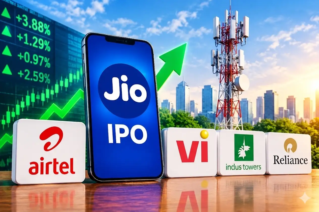 Jio IPO fever grips telecom stocks: Airtel, Vodafone Idea & others rise up to 4%