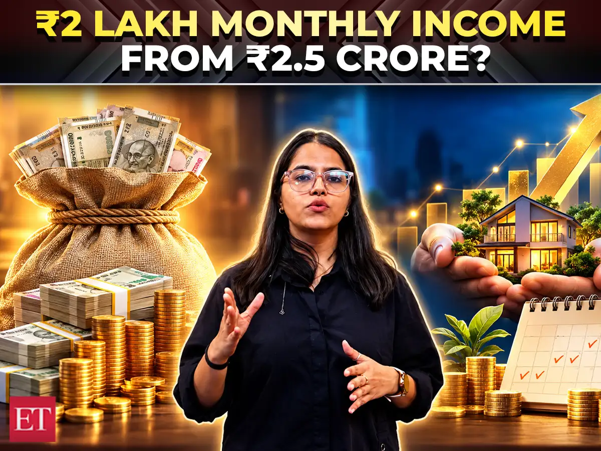 How to earn ₹2 lakh per month for 25 years from a ₹2.5 crore corpus? 