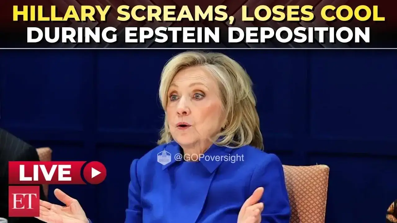 ‘I am done’: Hillary Clinton bangs table, yells and walks out as GOP grills her over Epstein ties 