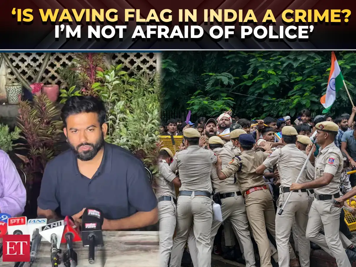 ‘I might be arrested, but I’m not worried’: Dipke vows to hoist flag amid heavy security in Delhi 