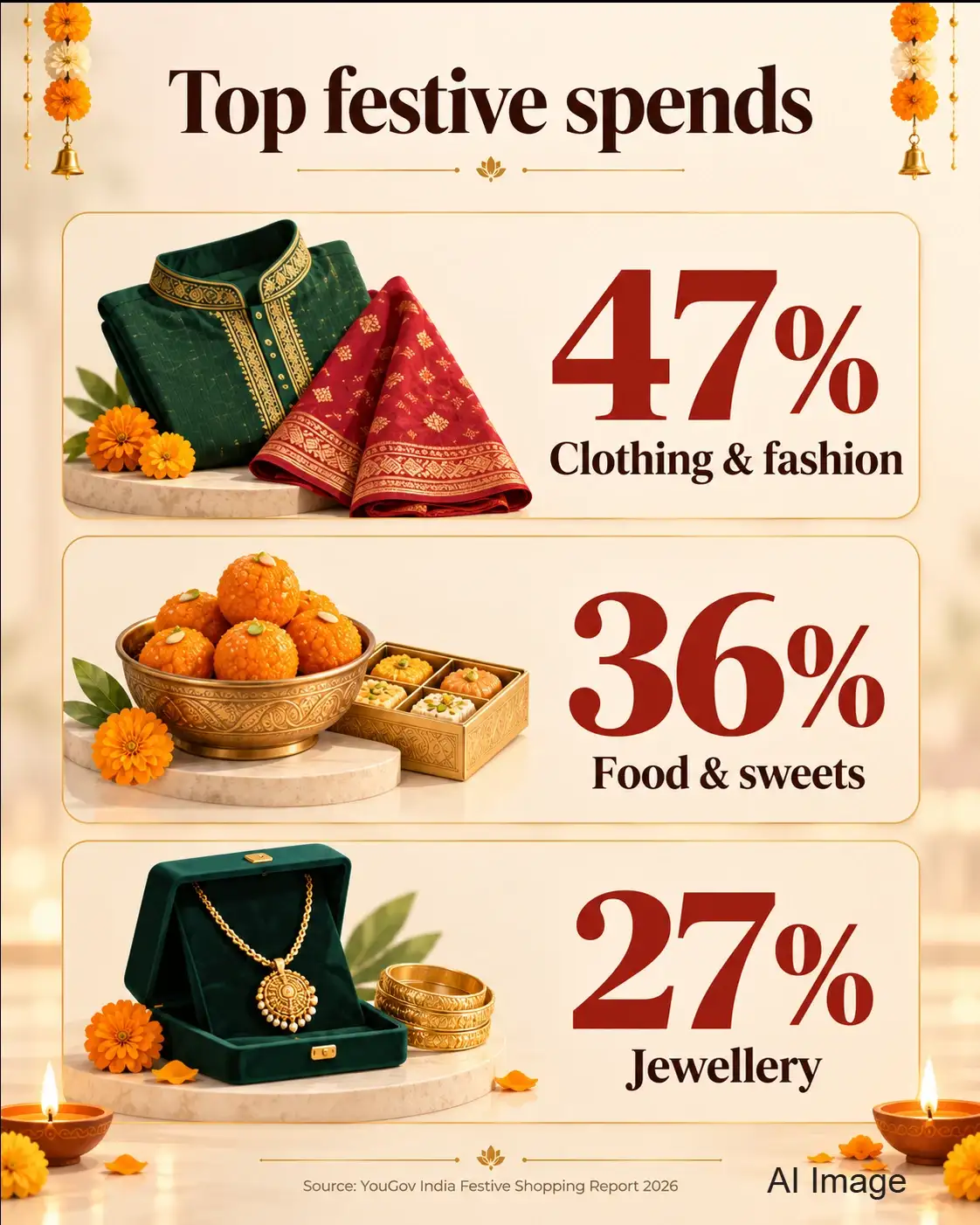 What are Indians spending on this festive season?