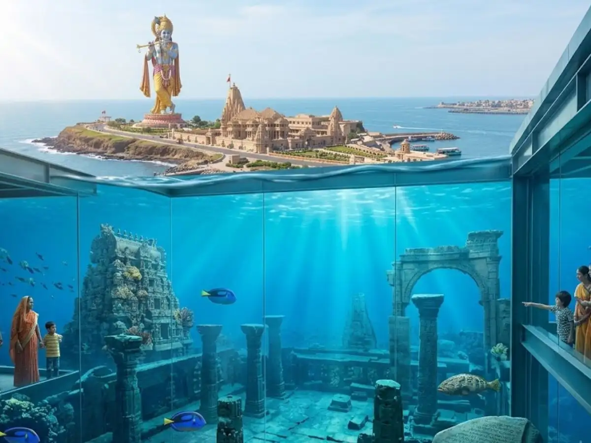 Beyt Dwarka underwater viewing