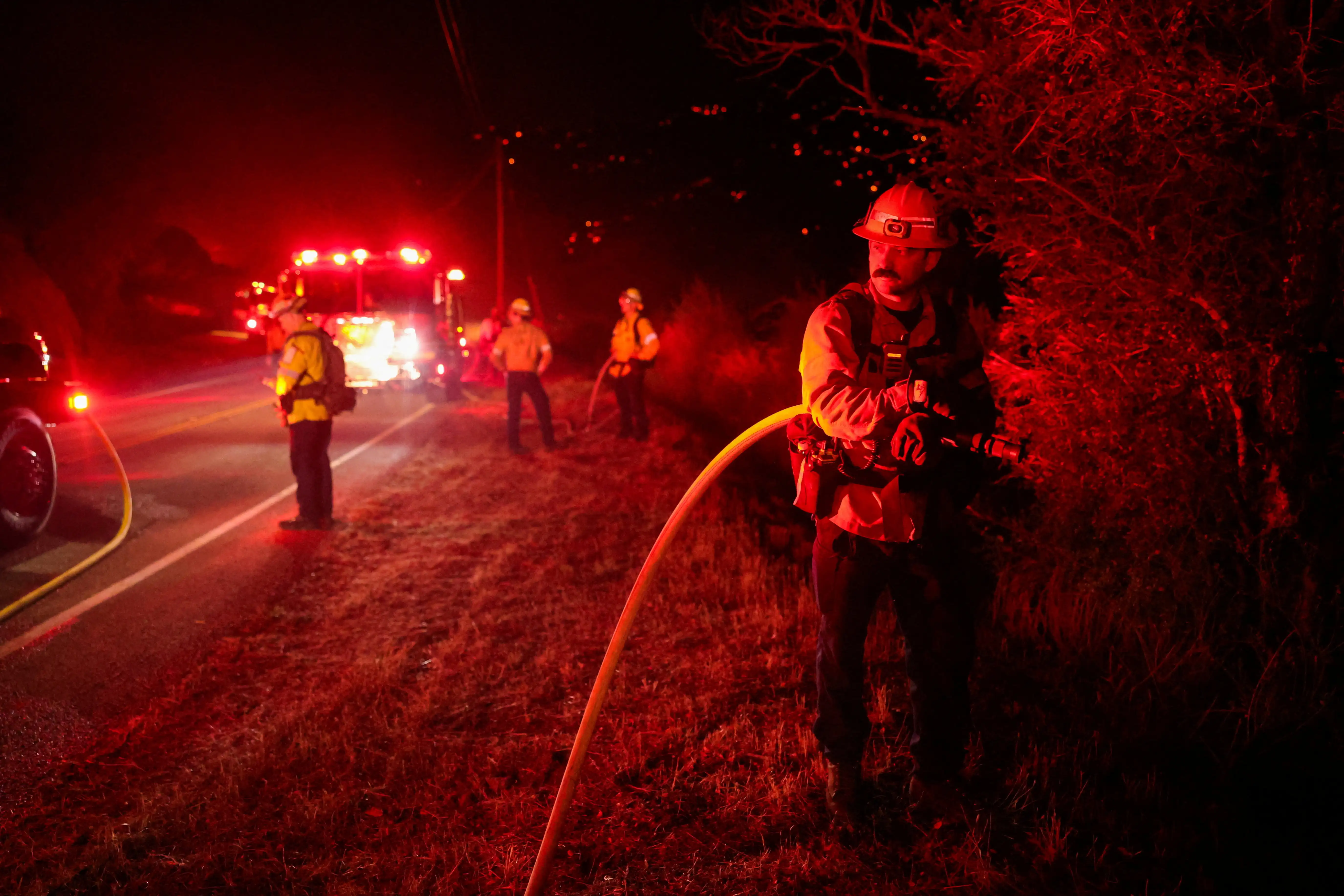Bryson Fire burns near Malibu