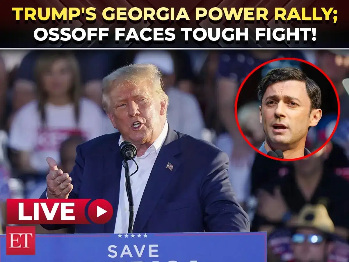 LIVE | 'Georgia is in play': Trump rallies with Collins as GOP sets sights on Ossoff’s Senate seat 