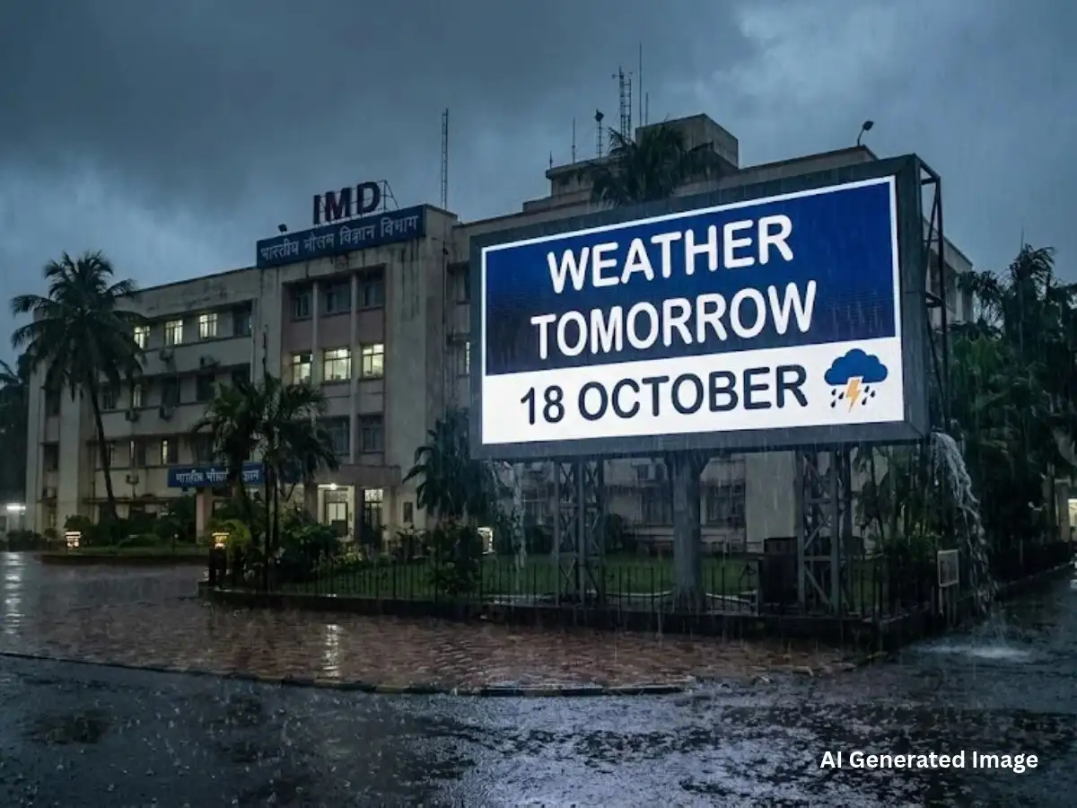Weather tomorrow October 18: IMD forecasts heavy rain, thunderstorms across southern states; check latest state-wise updates 