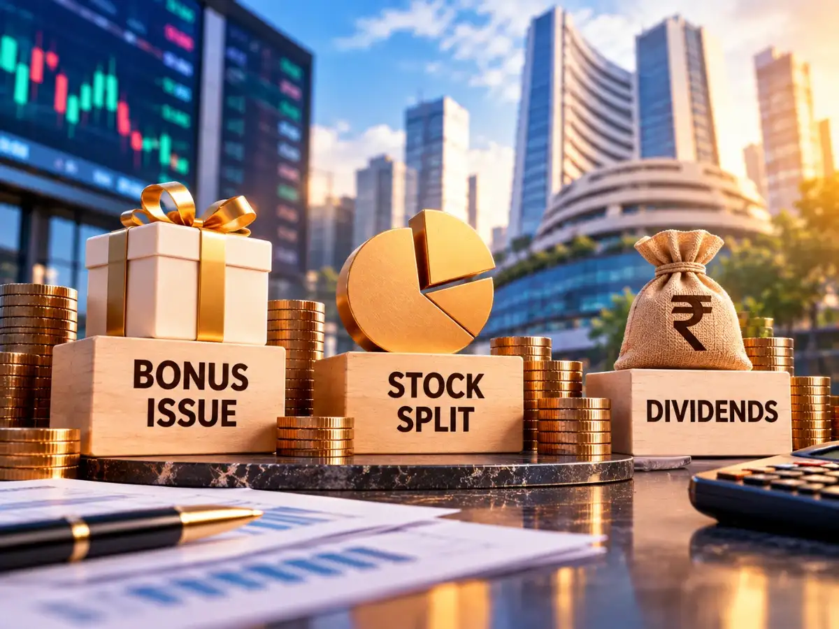 Bonus issues, stock splits & dividends: HDB Financial, IRFC, TechM among 19 stocks turning ex-record date this week