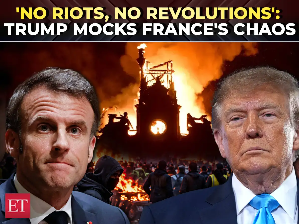 'Let’s go to France!': Trump mocks chaos as rioters torch 1883 town hall; Vance blames immigration 