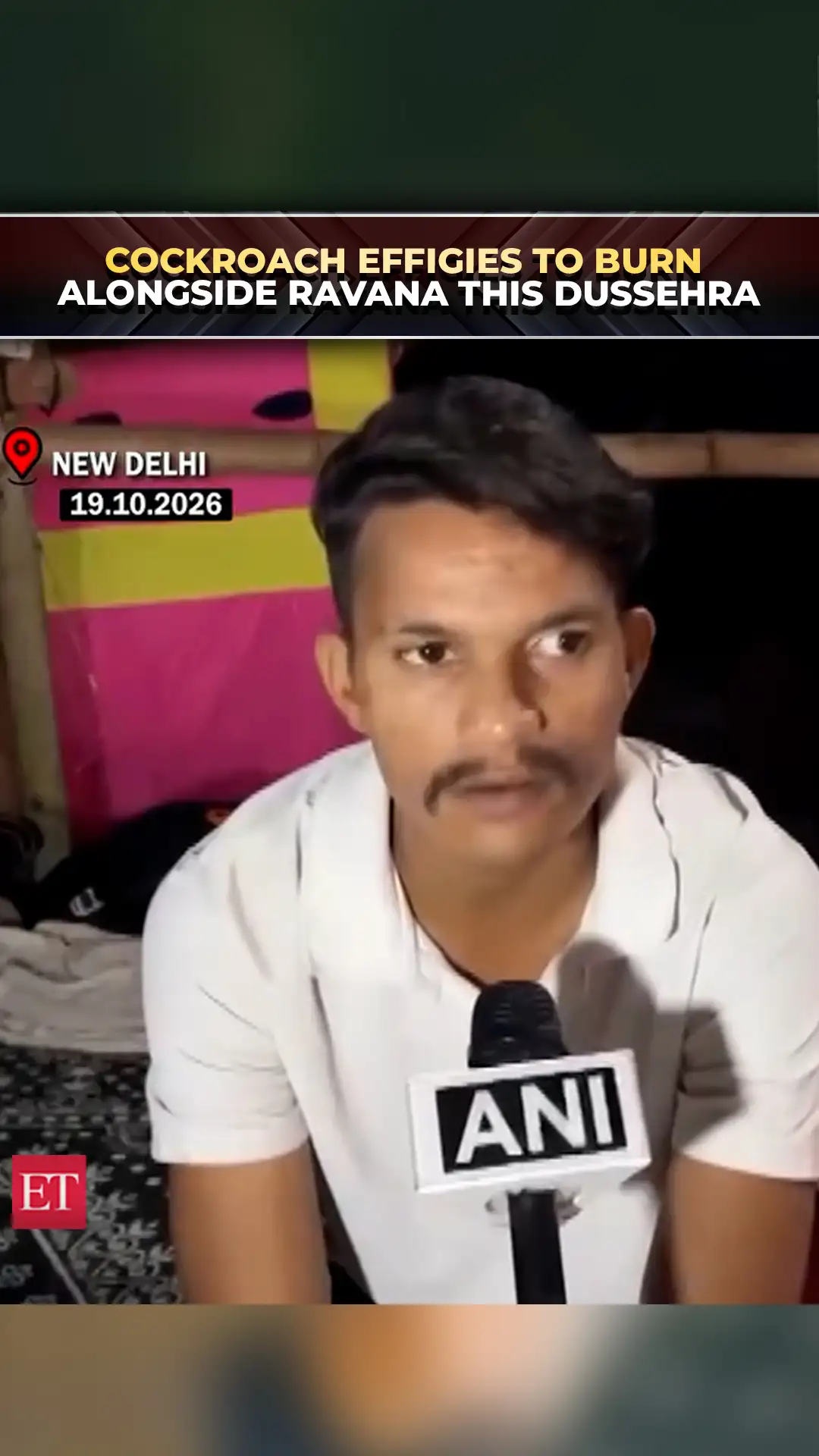 Delhi to burn 30-feet high Cockroach effigies alongside Ravana on Dussehra to 'promote cleanliness' 