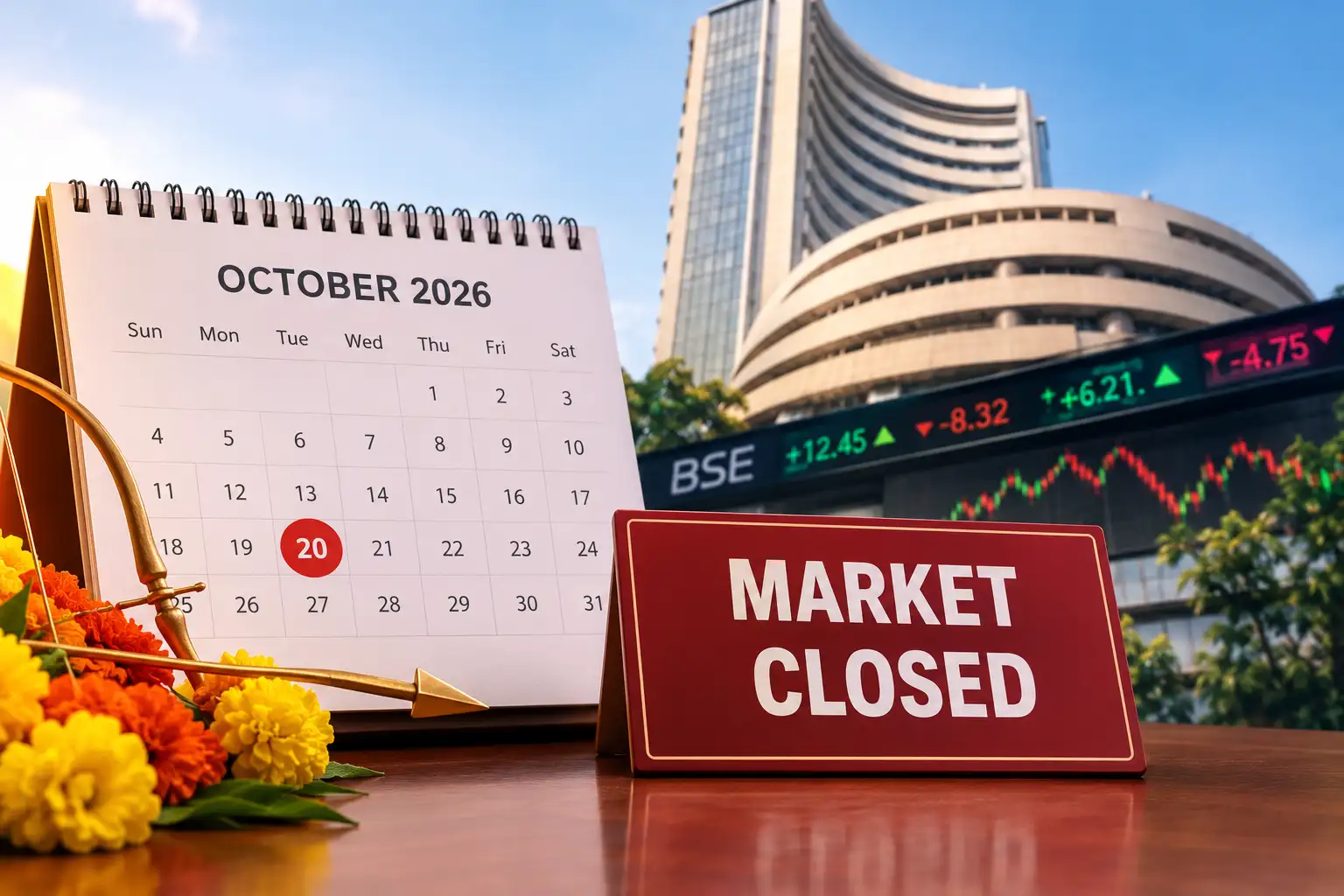 Stock Market Holiday 2026: Are NSE, BSE closed on October 20 for Dussehra? Check remaining holidays for the year