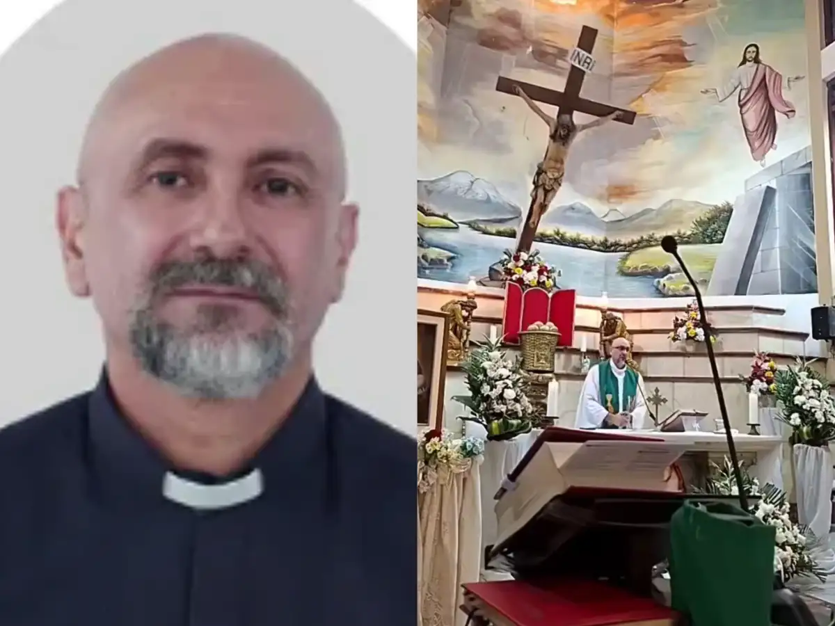 'One day all of us will die': Ecuadorian Catholic priest killed by giant cross fell from behind moments after speaking about death during mass 
