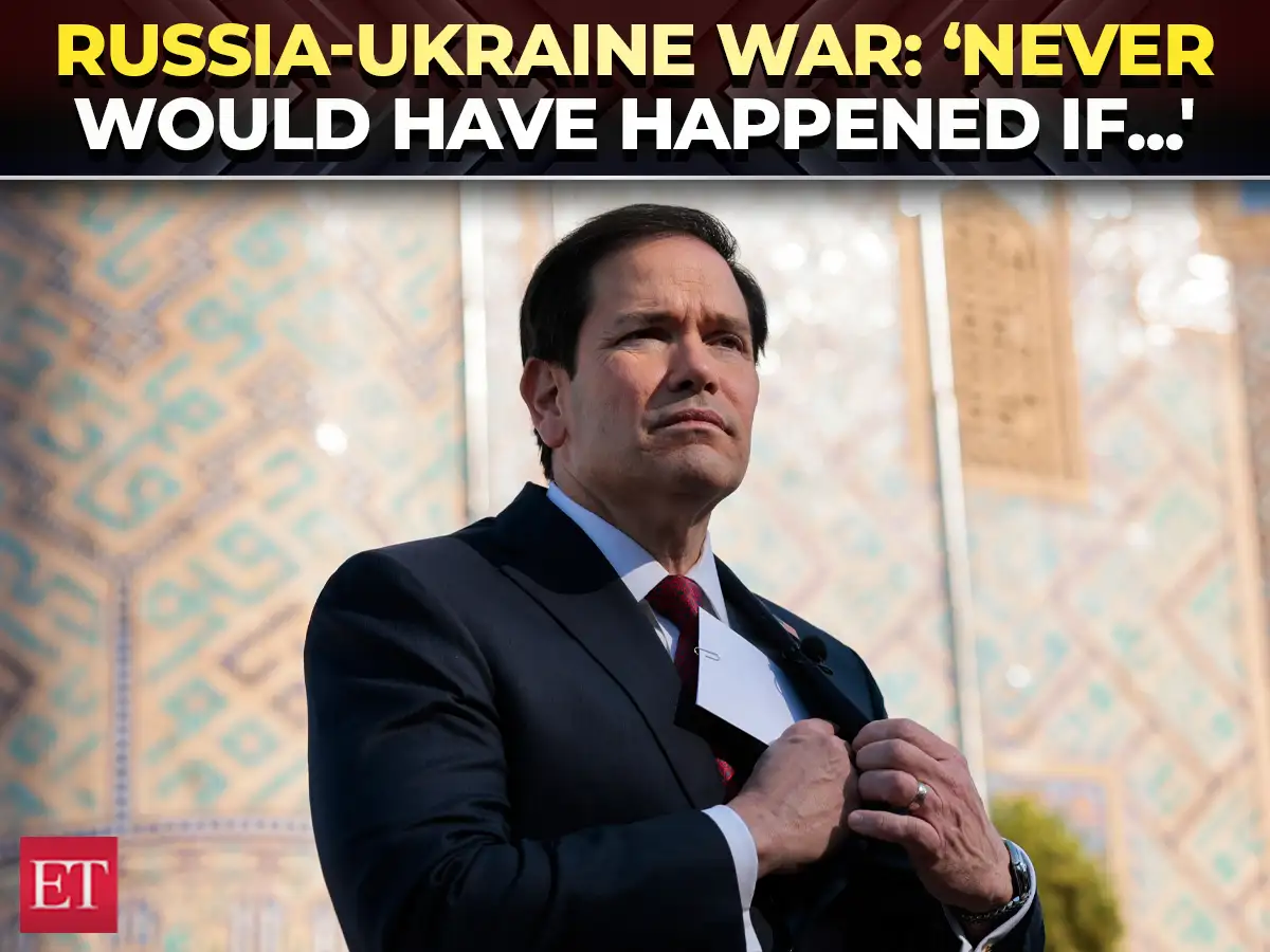 'Never would have happened if...': Rubio says Trump could have prevented Russia-Ukraine war 