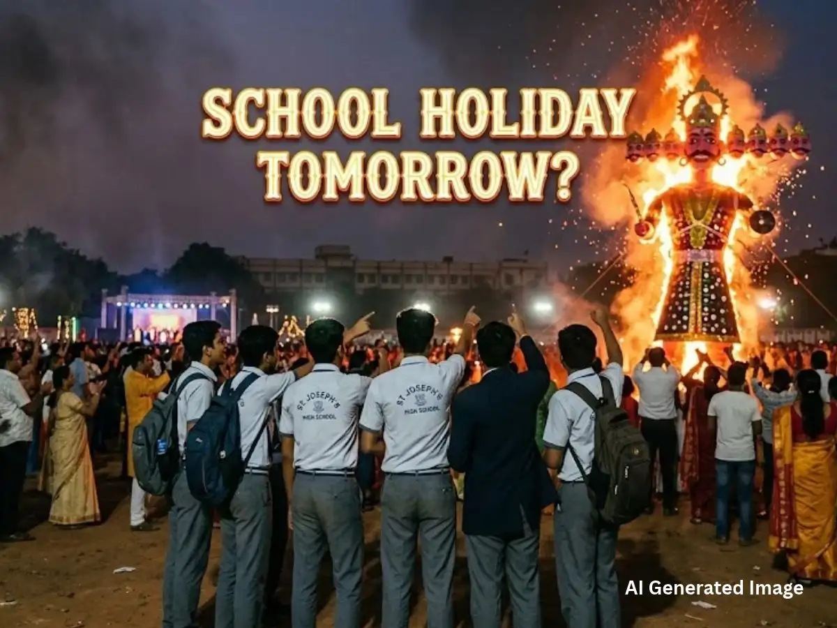 School holiday tomorrow, October 20: Will schools remain closed for Dussehra 2026? Check state-wise updates 
