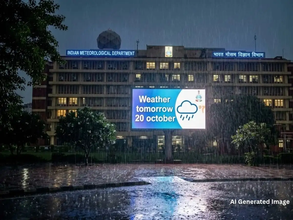 Weather updates for October 20: IMD forecast warns of rain and thunderstorms, check state-wise updates 