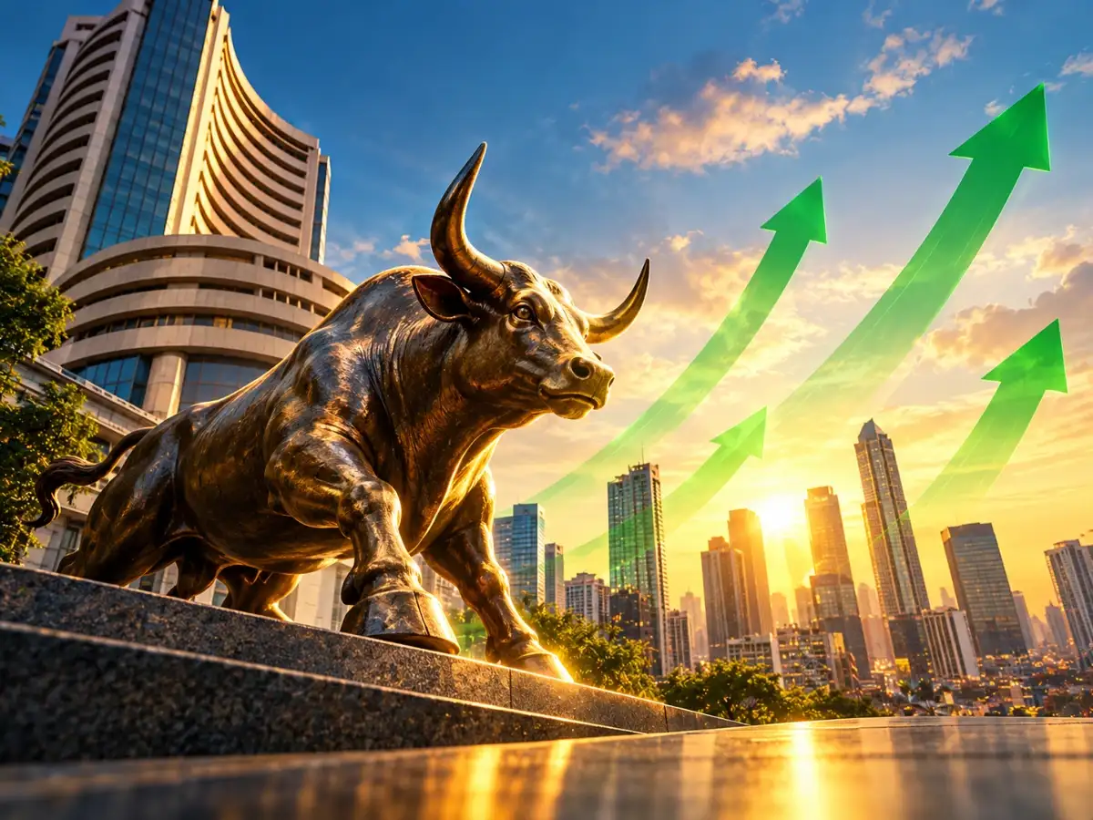 Why is market rising today? Sensex jumps 800 points, Nifty above 23,050. Key factors behind D-Street rebound